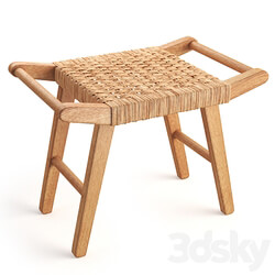 H M Home Straw seat stool 