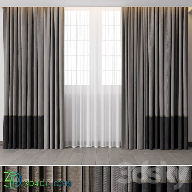 Hadi Curtains 35 3D Models