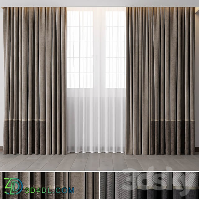 Hadi Curtains 35 3D Models