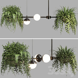 Pendant light pendant light Indoor outdoor plants hanging pot 