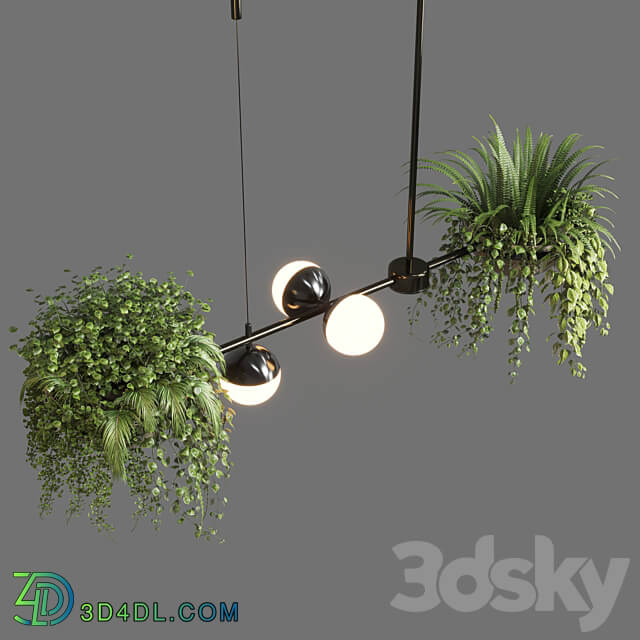 Pendant light pendant light Indoor outdoor plants hanging pot