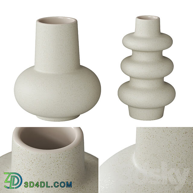 Ceramic vases H M 3D Models