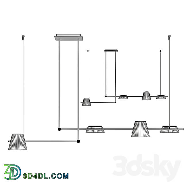 Pendant light TOIVOLA chandelier