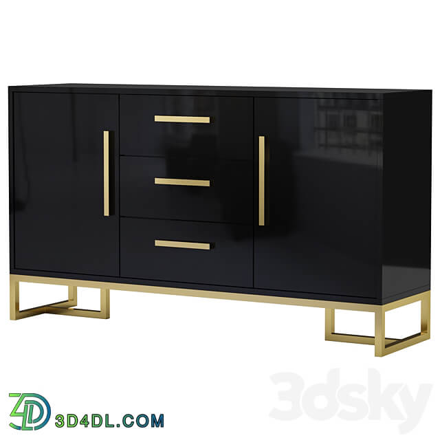 Sideboard Chest of drawer Modern Luxurious 59 Buffet Sideboard Homary