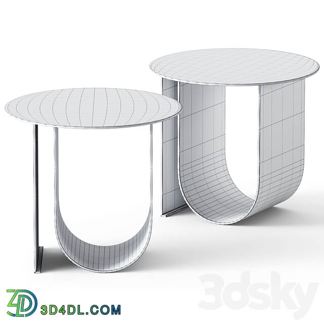 Metal Side Table Cher by Bloomingville 3D Models