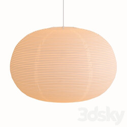 Pendant light Rice paper shade Ellipse HAY 