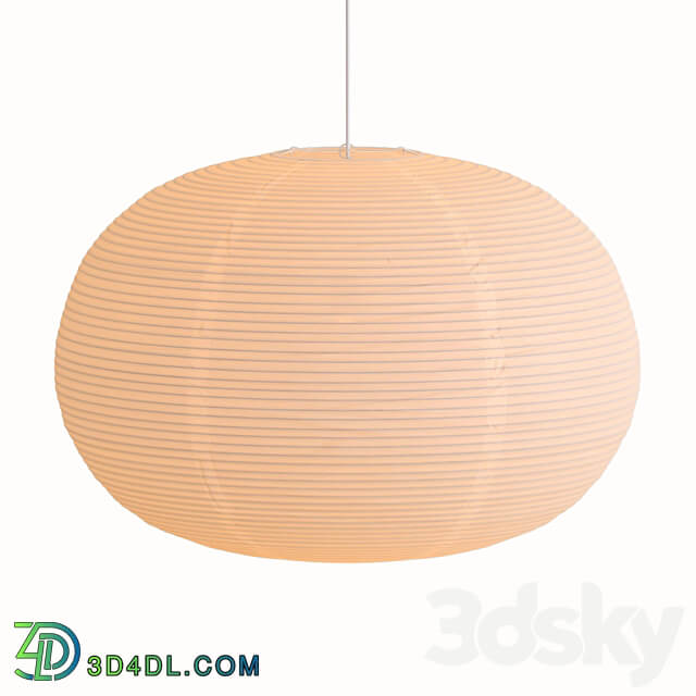 Pendant light Rice paper shade Ellipse HAY