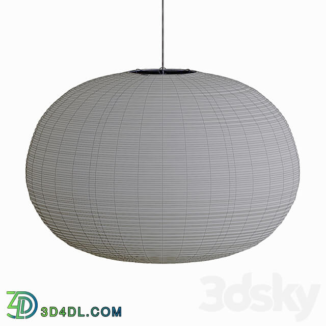 Pendant light Rice paper shade Ellipse HAY