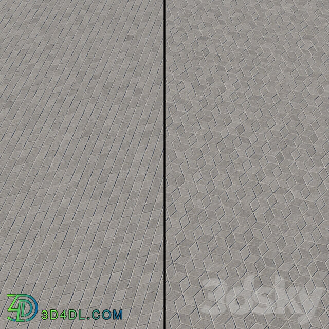 Paving Type 1 Set 15 3D Models