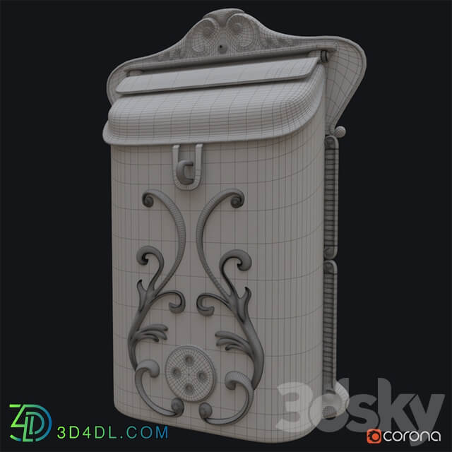 MailBox Facade element 3D Models