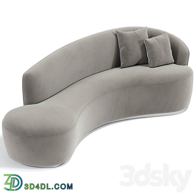 Italian Inspired Modern Curved Sofa