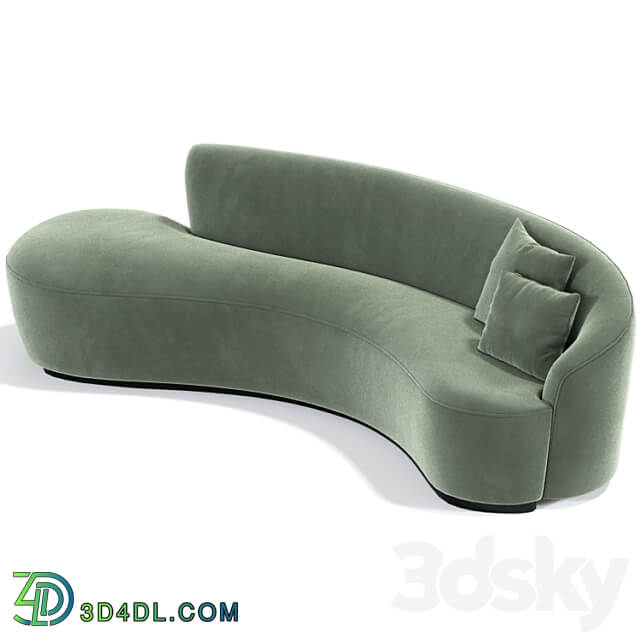 Italian Inspired Modern Curved Sofa
