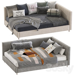 Corner Timo Upholstered Bed 2 