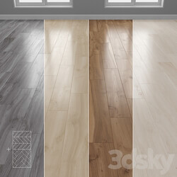 Parquet 4 colors Linear herringbone chevron setquad7 