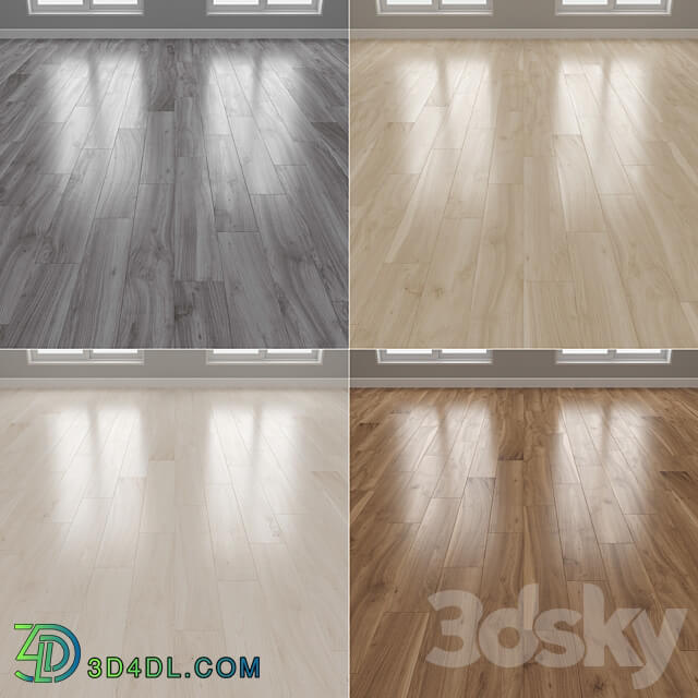 Parquet 4 colors Linear herringbone chevron setquad7