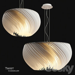 Pendant light Twist chandelier 