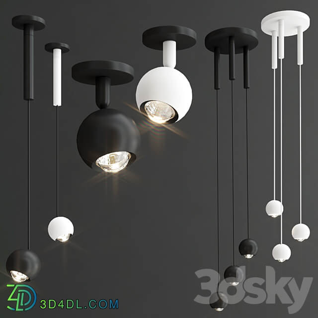 Pendant light MODUPOINT MARBULITO JACK