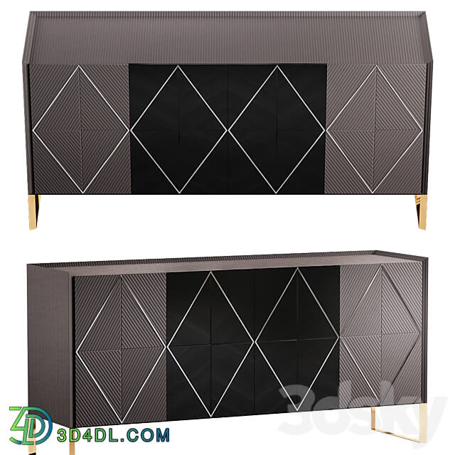 Sideboard Chest of drawer Chest of drawers Pimlico Elm Large