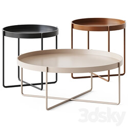 Gaultier Round Coffee Tables 3D Models 