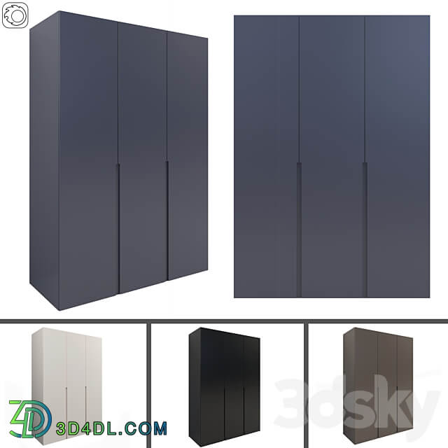 Wardrobe Display cabinets Orson Drehtuerenschrank total