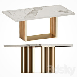 Dining table with marble top Linkoln cazarina 