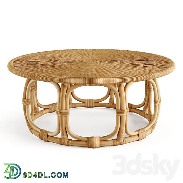 Anguilla Rattan Coffee Table Serena Lily