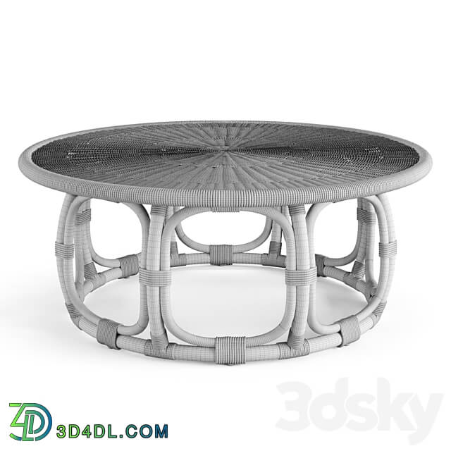 Anguilla Rattan Coffee Table Serena Lily