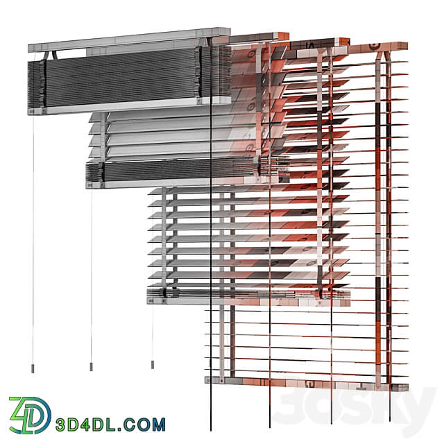 PVC Venetian Blind 1150 in 45 mm