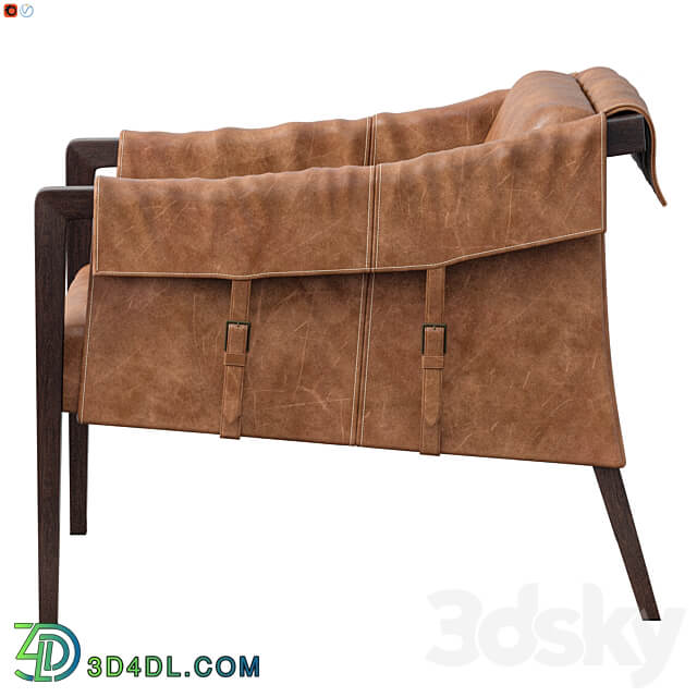 BAUER TOP GRAIN LEATHER CHAIR WARM TAUPE DAKOTA 