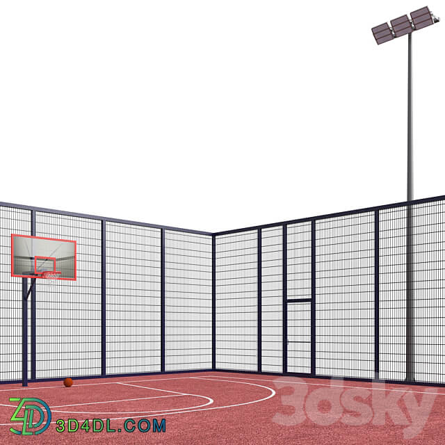 Streetball field