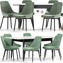 Table Chair Kendall Upholstered Dining Chair Table 