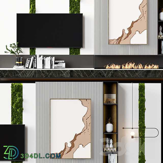 TV wall modern 73