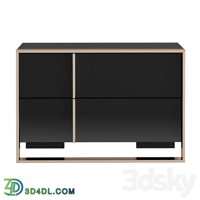Sideboard Chest of drawer Bedside table VIG Nova Domus Cartier Nightstand Modern
