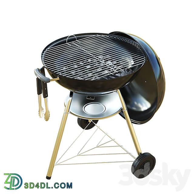 Portable Kettle BBQ Grill