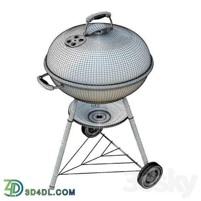 Portable Kettle BBQ Grill