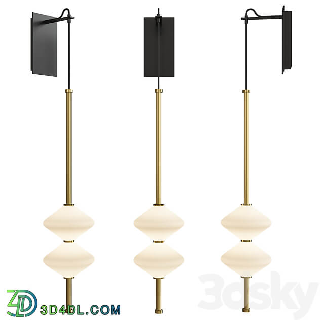 Gem 2 led wall sconce