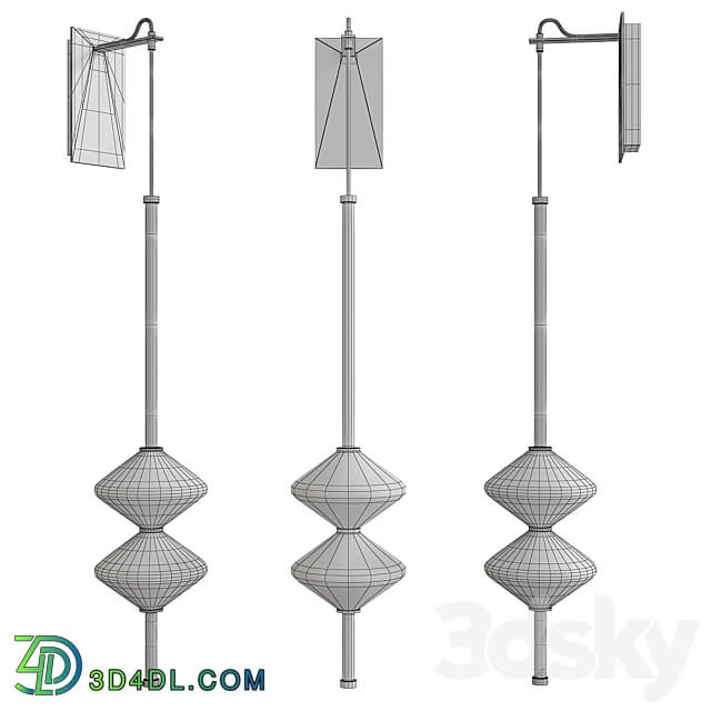 Gem 2 led wall sconce