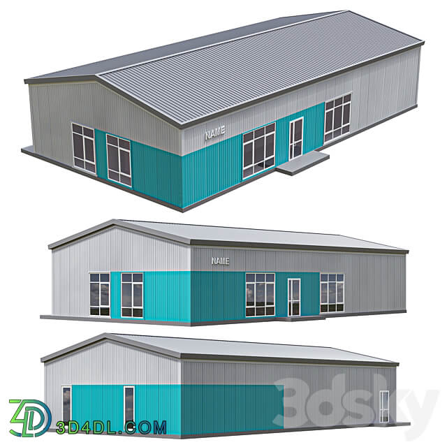 Sandwich panel building