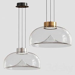 Pendant light LEUCOS LED blown glass pendant lamp 