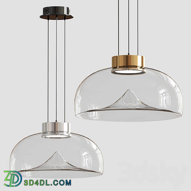 Pendant light LEUCOS LED blown glass pendant lamp