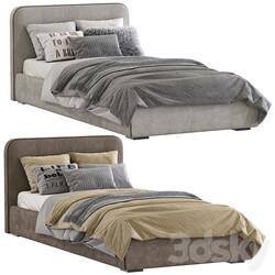 Bed with a soft headboard 11 