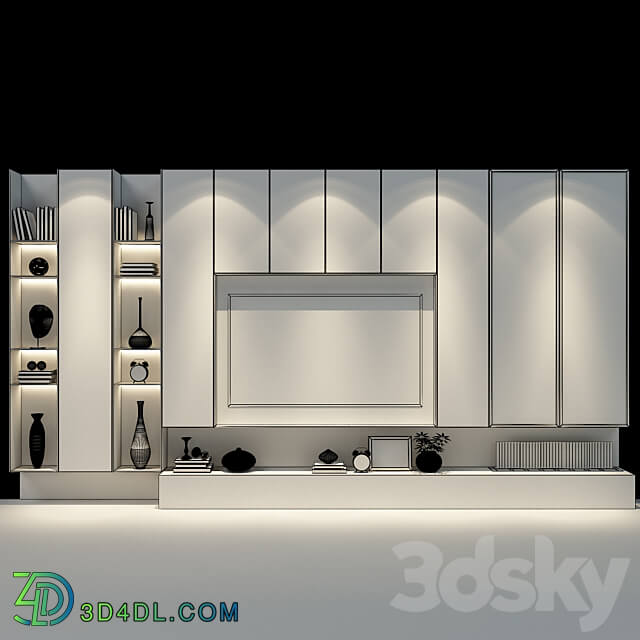 TV wall set 215