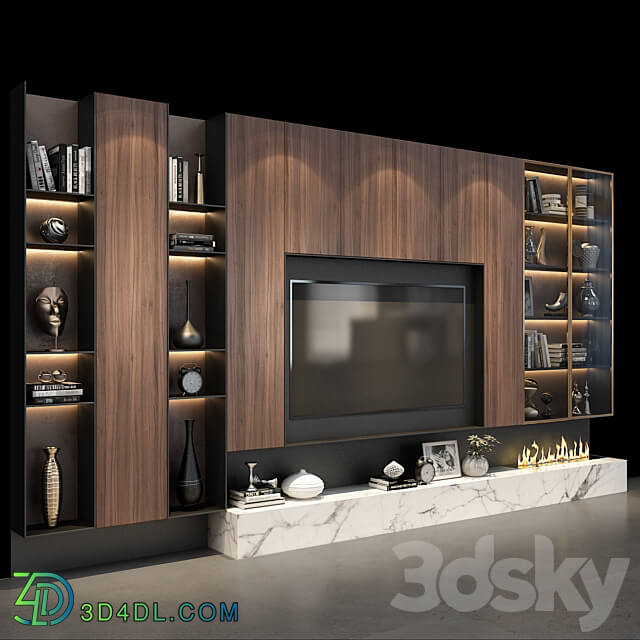 TV wall set 215