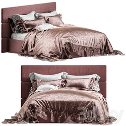 Bed Luxury romantic bedding set 