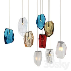 Chandeliers Crystal rock. Arik Levy Pendant light 3D Models 