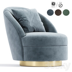 Axel Swivel Arm Chair 