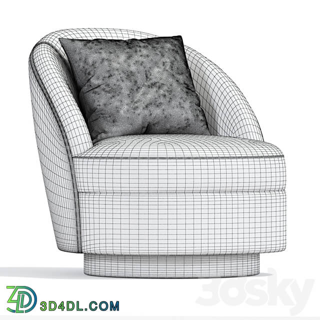 Axel Swivel Arm Chair