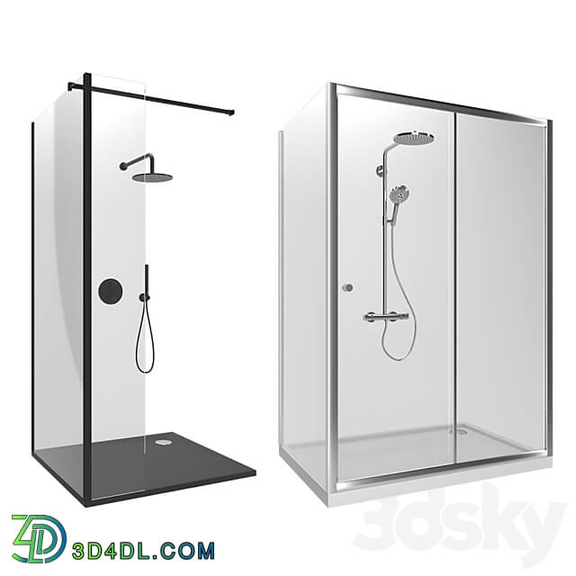 Omnires Shower Enclosures set 2