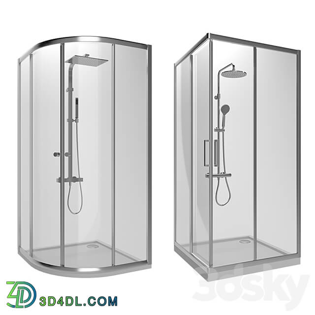 Omnires Shower Enclosures set 2