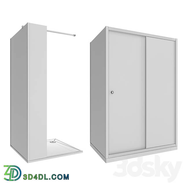 Omnires Shower Enclosures set 2